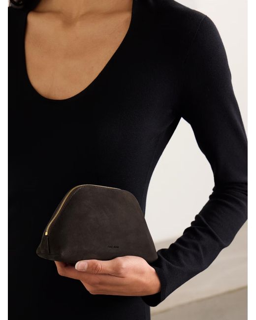 The Row Black Devon Mini Clutch