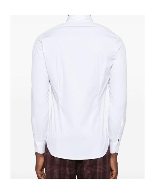 Eleventy White Poplin Shirt for men