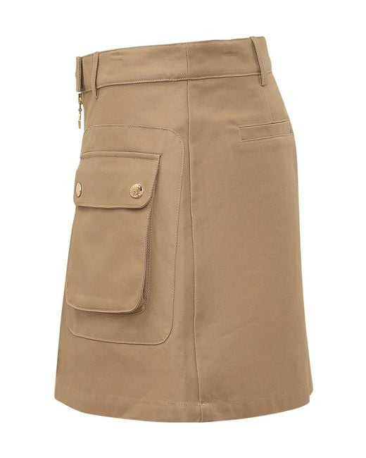 Casablanca Natural Pocket Mini Skirt