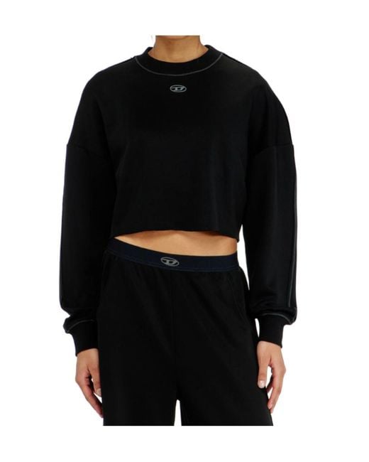 DIESEL Black Blake-Utlt Oval D Crop Top