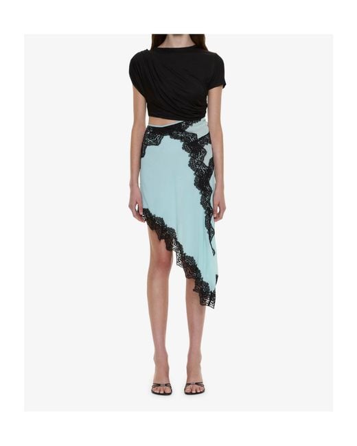 Christopher Esber Green Verve Twisted Tee Mini Dress