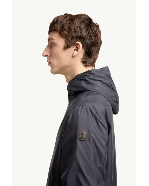 Moncler Blue Duguay Reversible Hooded Windbreaker for men