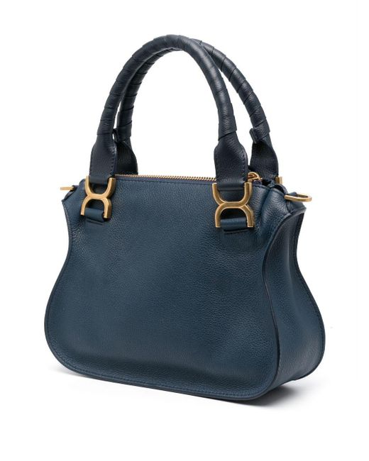 Chloé Blue Chloé Marcie Small Tote Bag