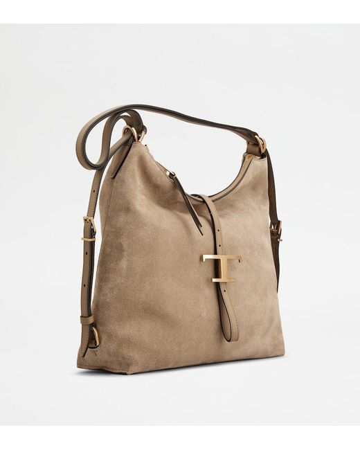 Tod's Natural T Timeless Small Shoulder Bag