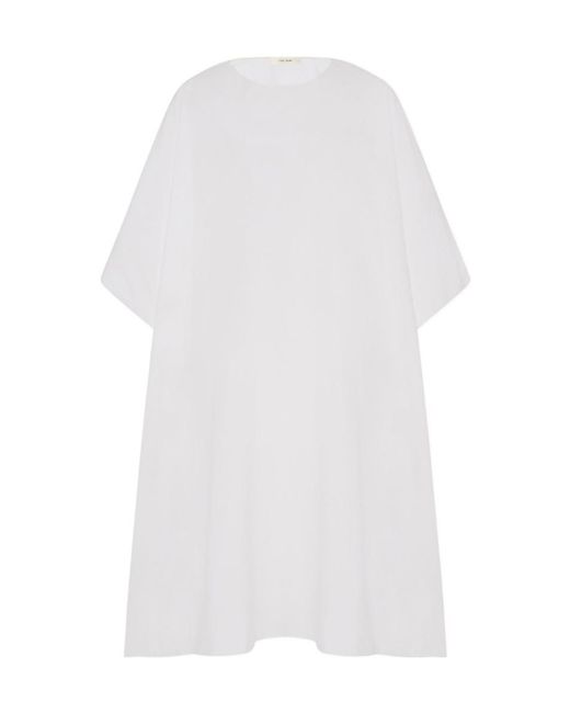 The Row White Julen Mini Dress