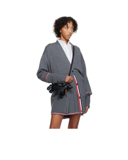 Thom Browne Black Hector Zipped Shoulder Bag