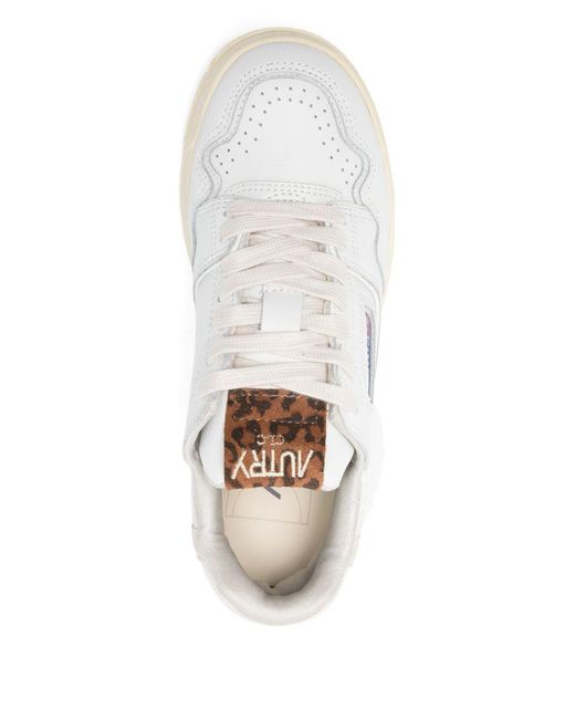 Autry White Clc Low-Top Sneakers