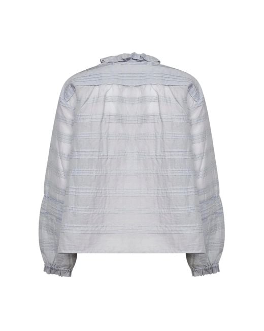 Isabel Marant Gray Isabel Marant Étoile Peline Long-Sleeved Top