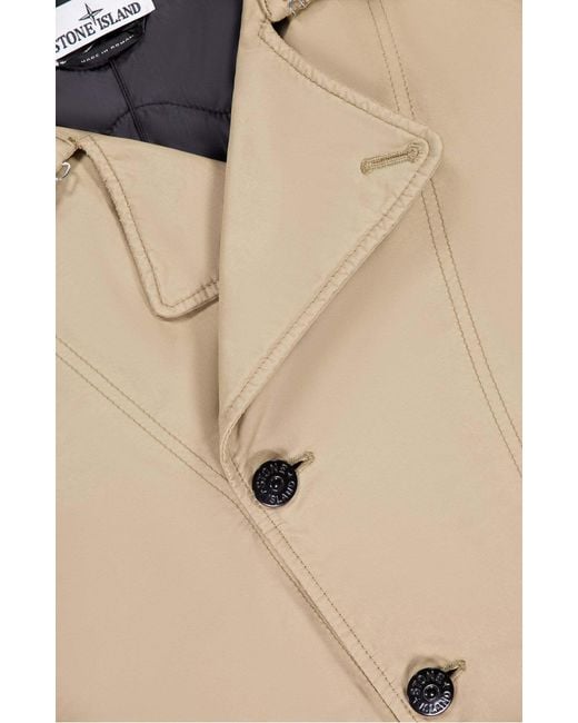 Stone Island Natural David-Tc Padded Jacket for men