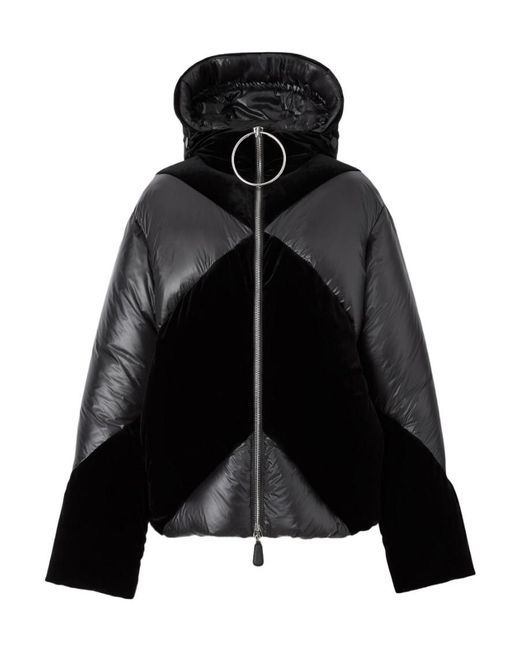 Burberry Black Chevron Puffer Jacket