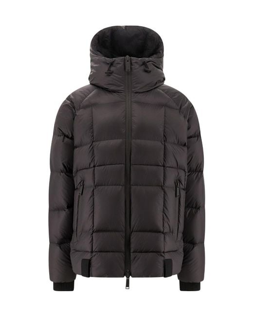 DSquared² Black Logo Printed Zipped Padded Jacket for men
