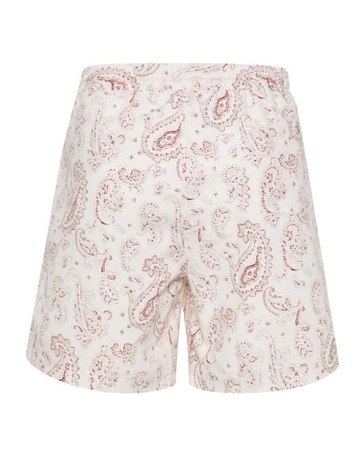 Brunello Cucinelli Multicolor Paisley-print Swim Shorts for men