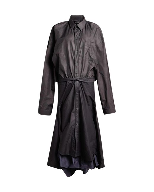 Balenciaga Black Long Dresses
