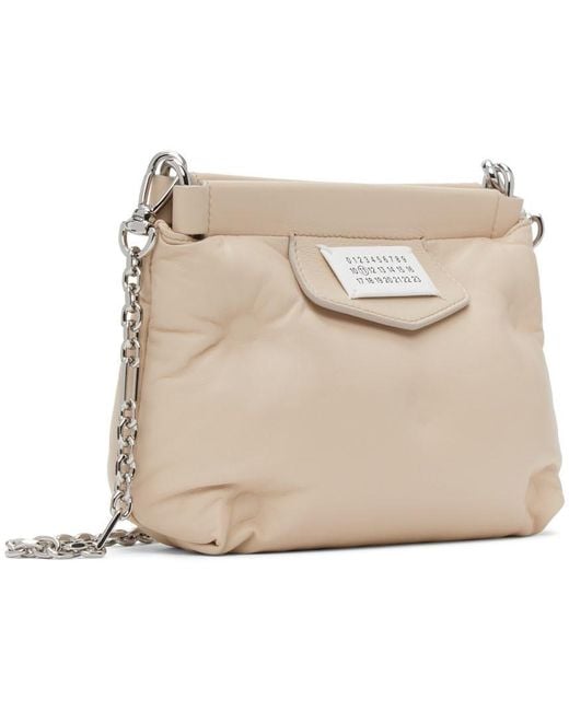 Maison Margiela Natural Glam Slam Carpet Quilted Mini Crossbody Bag