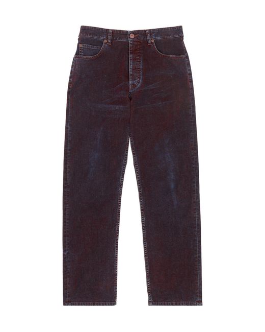 MM6 by Maison Margiela Blue Straight Leg Faded Jeans for men