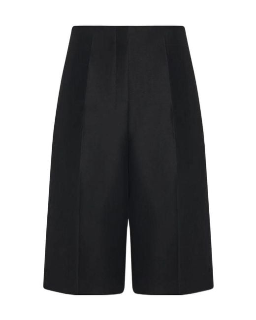 The Row Black Flash Tailored Shorts