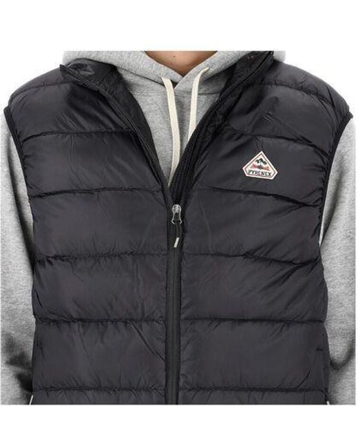 Pyrenex Black Quilted Down Vest for men