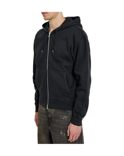 Our Legacy Black Hooded Cotton Sweatshirt for men
