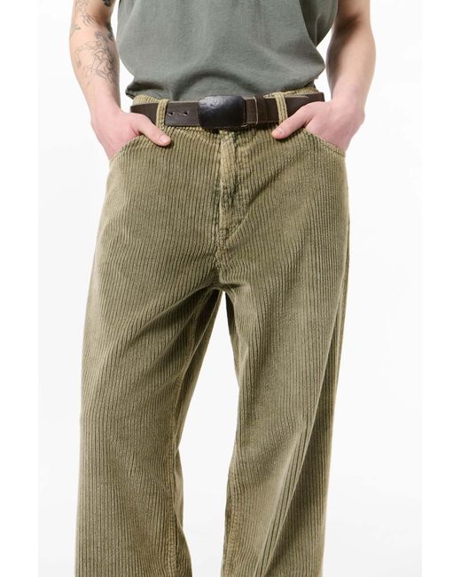 Our Legacy Green Casual Trousers With Belt Loops for men