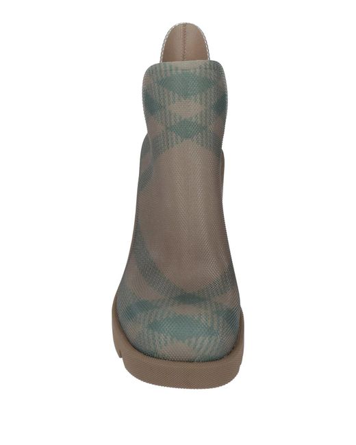 Burberry Brown Checkered Rain Boots