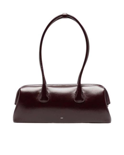 OSOI Brown Dual-Handle Shoulder Bag