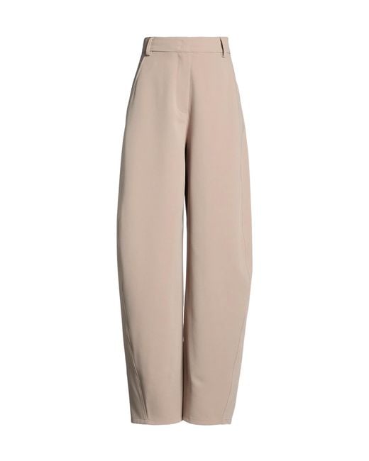 MAX&Co. Natural Casual Pants With Belt Loops