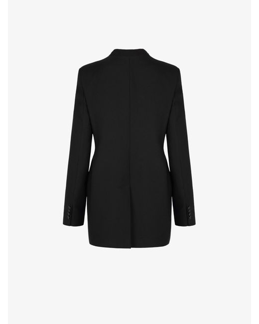 Givenchy Black Belted Chain Blazer Jacket