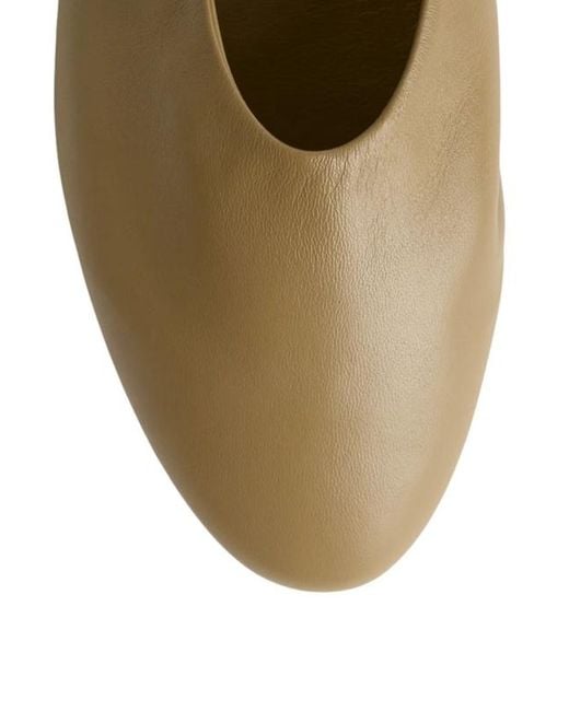 Totême  Natural Slip Nappa Ballerinas Desert