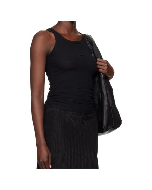 Baserange Black Sleeveless Vest