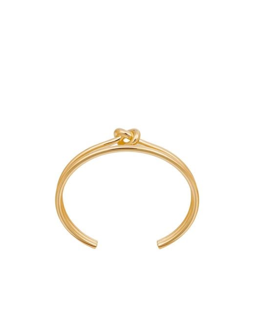 Céline Metallic Knot Double Cuff