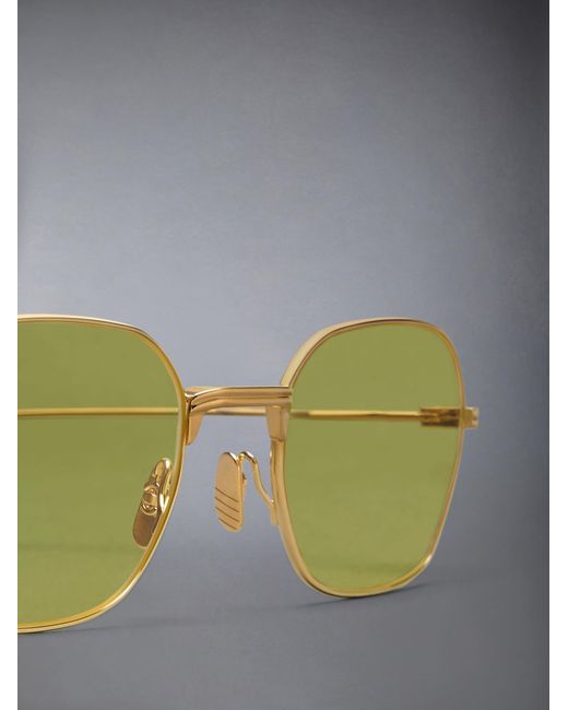 Thom Browne Green Full Frame Sunglasses
