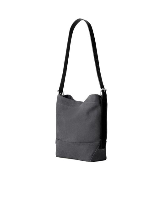 Lemaire White Small Belted Top Handle Bag