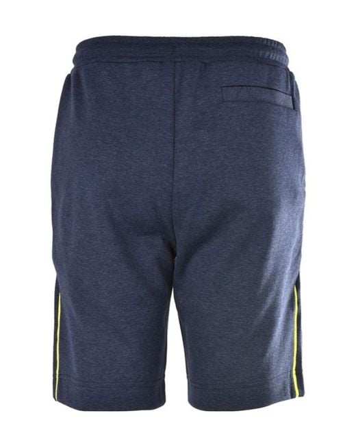 Boss Blue Logo Straight Shorts for men
