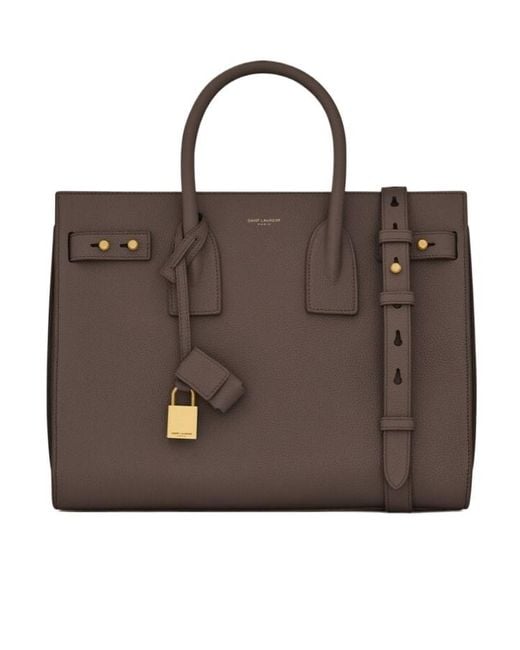 Saint Laurent Brown Bag Sac De Jour Small