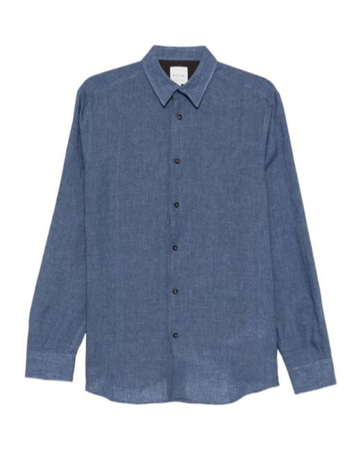 Paul Smith Blue Buttoned Shirt for men