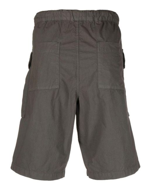 Aspesi Gray Workwear Bermuda Shorts for men