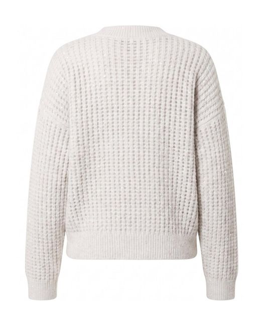 Peserico White Waffle-Knit Sweater