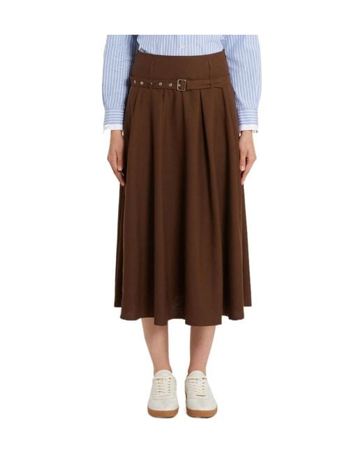 Marella Brown Skirt