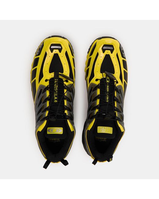 MM6 by Maison Margiela Yellow Type Running Shoe for men