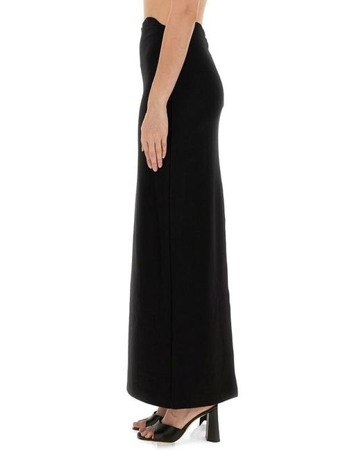 Staud Black Petunia Maxi Skirt