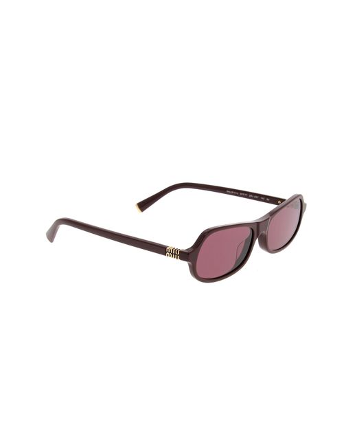 Miu Miu Pink Full Frame Sunglasses