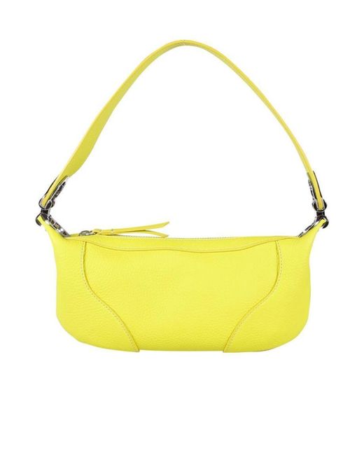 By Far Yellow Amira Mini Shoulder Bag