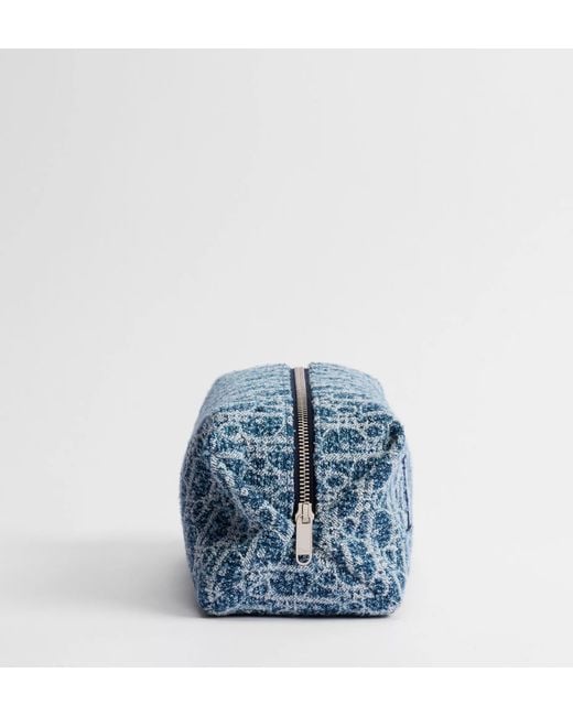 Dior Blue Iviera Large Travel Venus Pouch