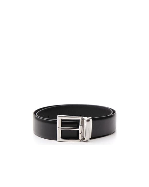Prada Black Buckle Belt for men
