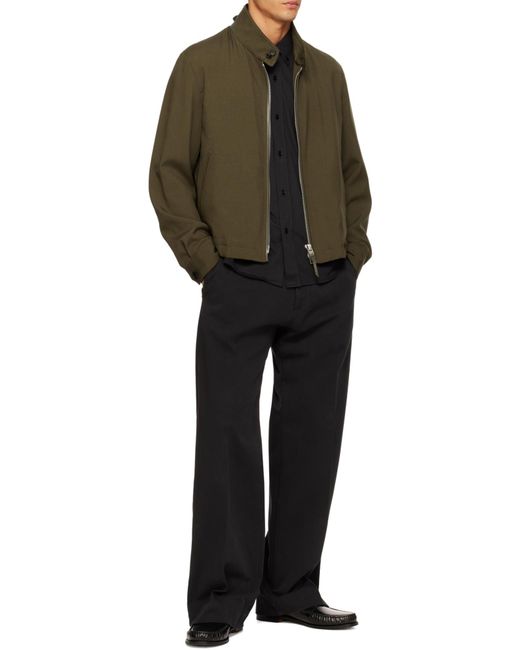 Tom Ford Green Long-Sleeved Casual Jacket for men
