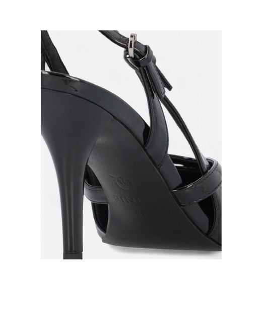 Pinko Black Lucy 90Mm Slingback Pumps