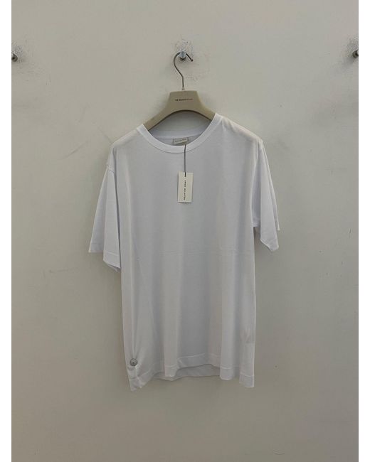 Dries Van Noten White Short-Sleeved T-Shirt for men