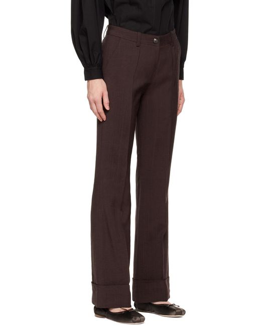 Co. Black Woven Straight Leg Casual Pants