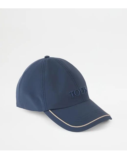 Tod's Blue Logo Hat for men