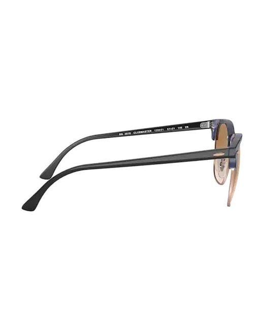 Ray-Ban Multicolor Clubmaster Square Frame Sunglasses for men